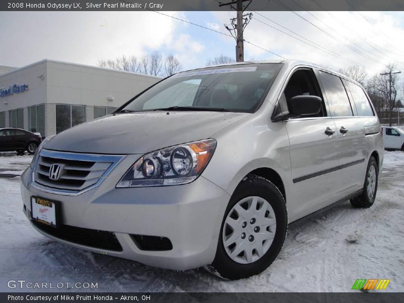 Silver Pearl Metallic / Gray 2008 Honda Odyssey LX