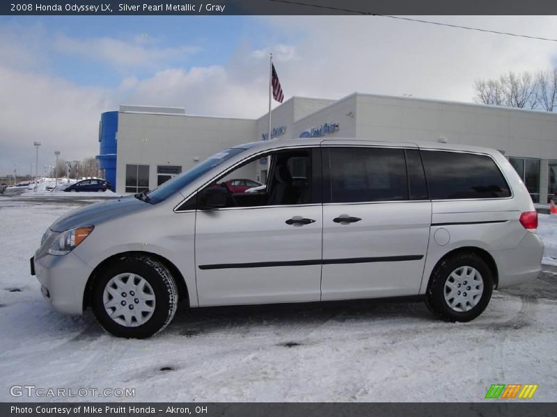 Silver Pearl Metallic / Gray 2008 Honda Odyssey LX