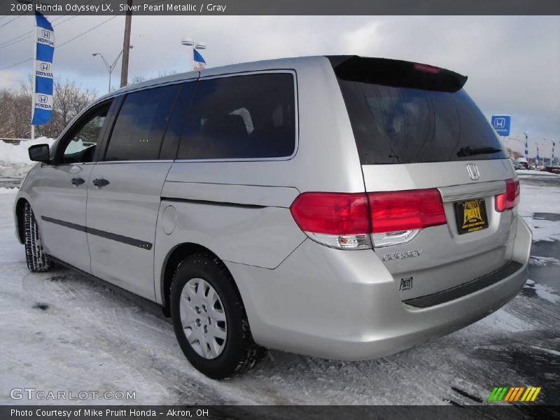 Silver Pearl Metallic / Gray 2008 Honda Odyssey LX