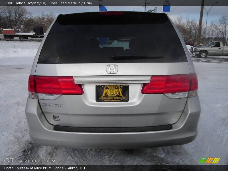 Silver Pearl Metallic / Gray 2008 Honda Odyssey LX
