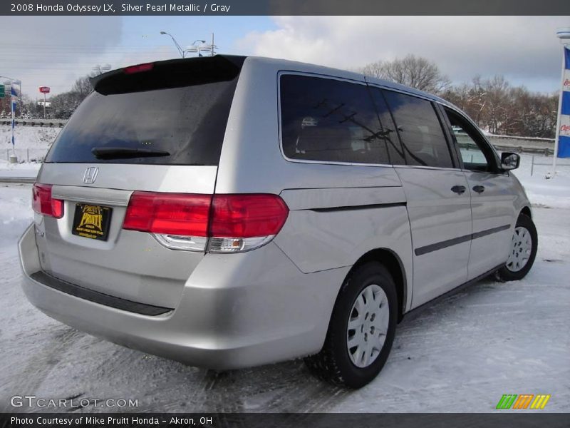 Silver Pearl Metallic / Gray 2008 Honda Odyssey LX