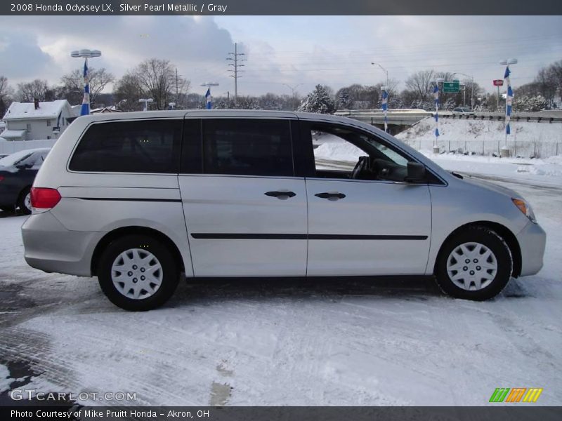 Silver Pearl Metallic / Gray 2008 Honda Odyssey LX