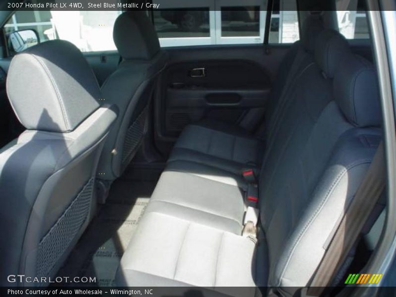 Steel Blue Metallic / Gray 2007 Honda Pilot LX 4WD