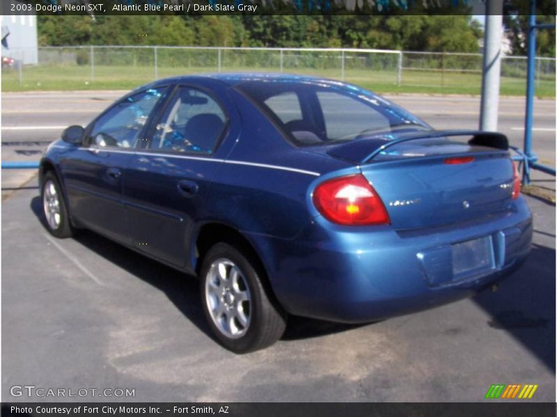 Atlantic Blue Pearl / Dark Slate Gray 2003 Dodge Neon SXT
