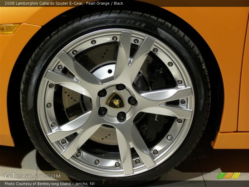 Pearl Orange / Black 2008 Lamborghini Gallardo Spyder E-Gear