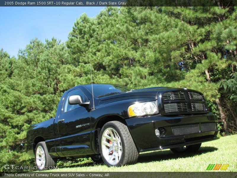 Black / Dark Slate Gray 2005 Dodge Ram 1500 SRT-10 Regular Cab