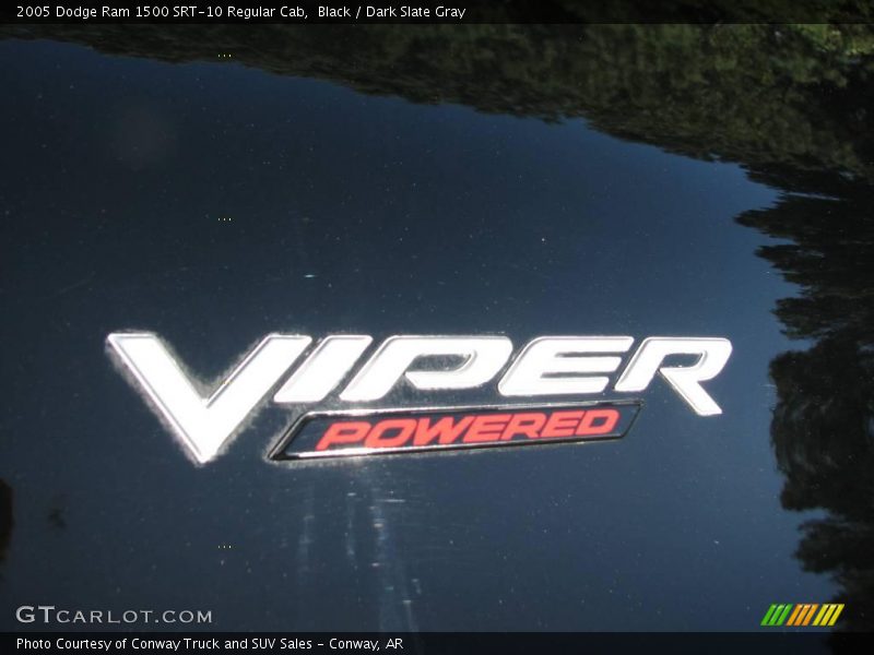 Black / Dark Slate Gray 2005 Dodge Ram 1500 SRT-10 Regular Cab