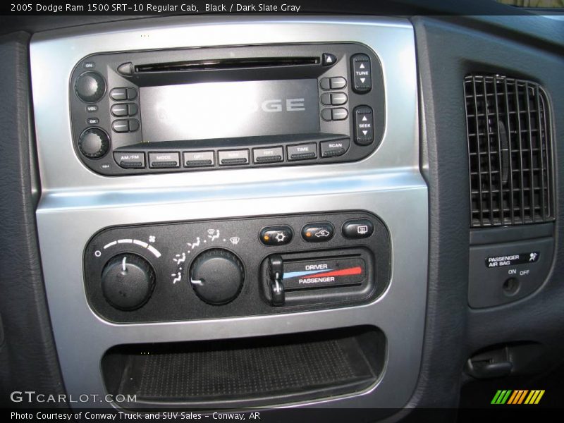 Black / Dark Slate Gray 2005 Dodge Ram 1500 SRT-10 Regular Cab