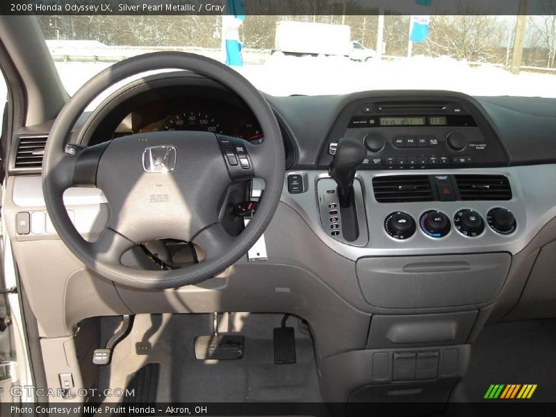 Silver Pearl Metallic / Gray 2008 Honda Odyssey LX