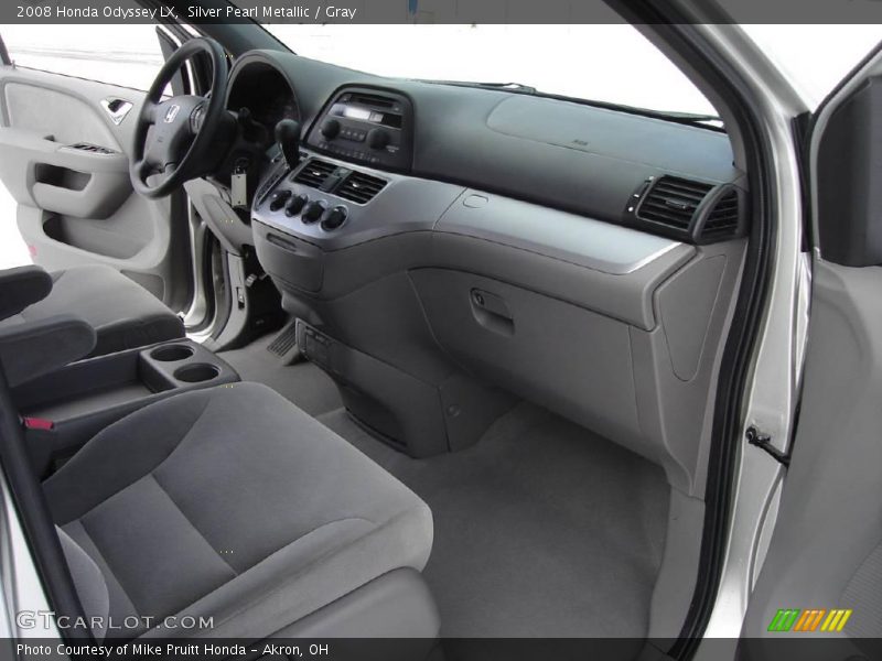 Silver Pearl Metallic / Gray 2008 Honda Odyssey LX