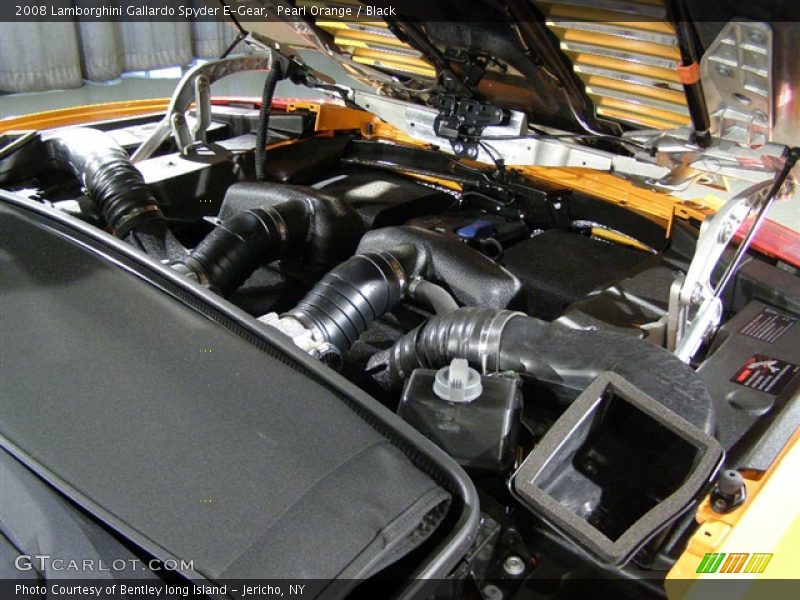 Pearl Orange / Black 2008 Lamborghini Gallardo Spyder E-Gear