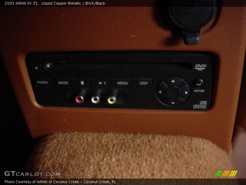 Liquid Copper Metallic / Brick/Black 2003 Infiniti FX 35