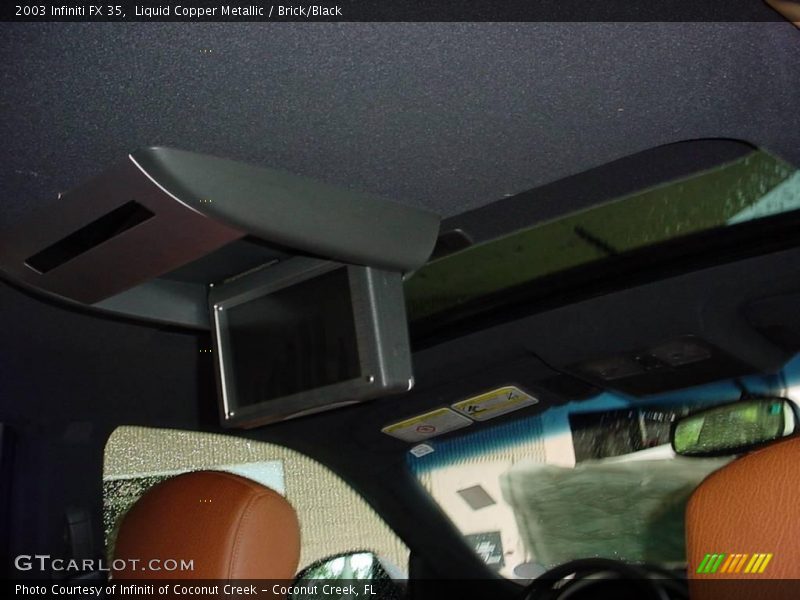 Liquid Copper Metallic / Brick/Black 2003 Infiniti FX 35