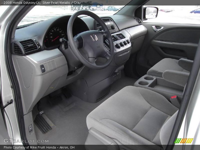 Silver Pearl Metallic / Gray 2008 Honda Odyssey LX