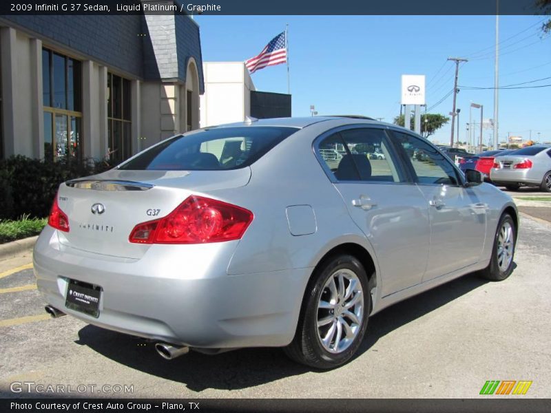 Liquid Platinum / Graphite 2009 Infiniti G 37 Sedan