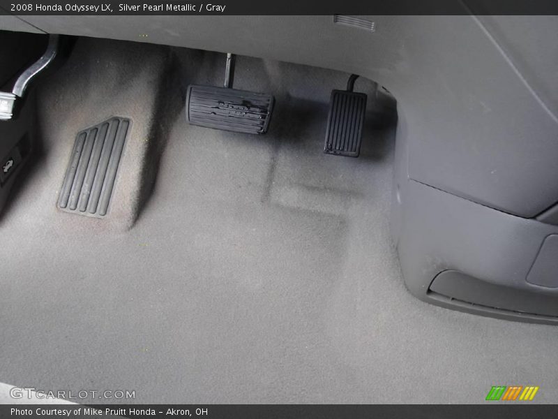 Silver Pearl Metallic / Gray 2008 Honda Odyssey LX