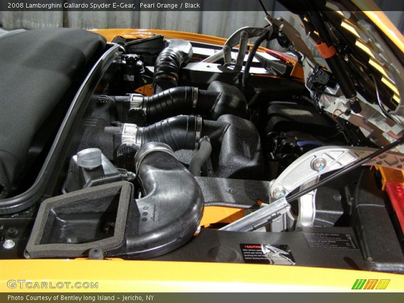 Pearl Orange / Black 2008 Lamborghini Gallardo Spyder E-Gear