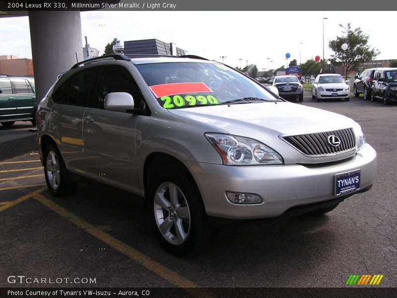 Millinnium Silver Metallic / Light Gray 2004 Lexus RX 330