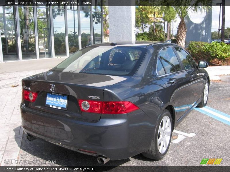 Carbon Gray Pearl / Ebony 2005 Acura TSX Sedan