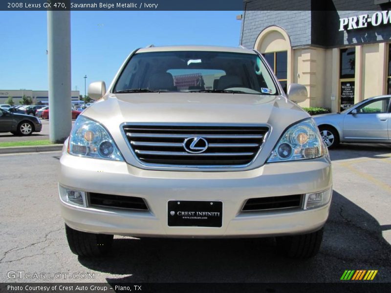 Savannah Beige Metallic / Ivory 2008 Lexus GX 470