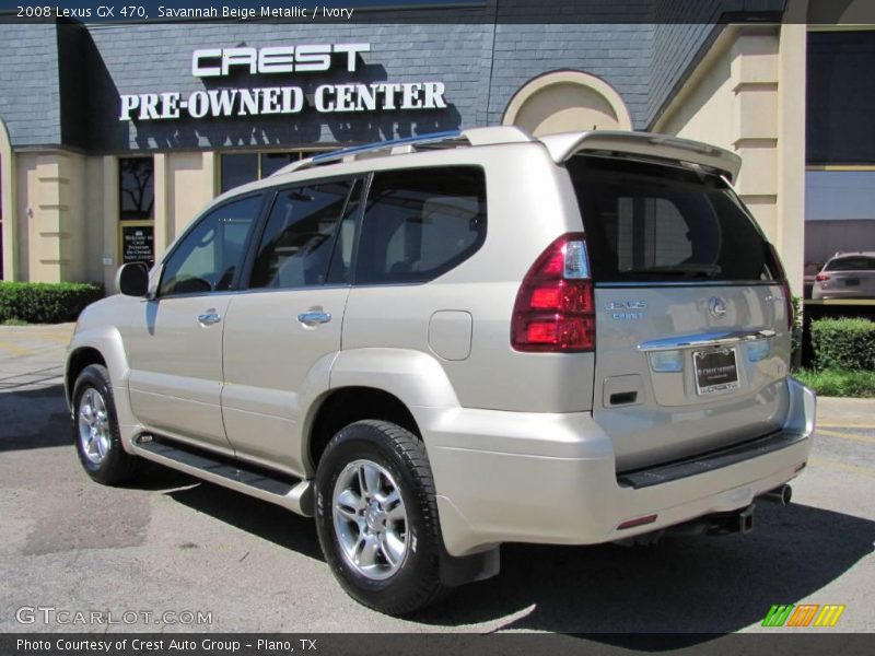 Savannah Beige Metallic / Ivory 2008 Lexus GX 470