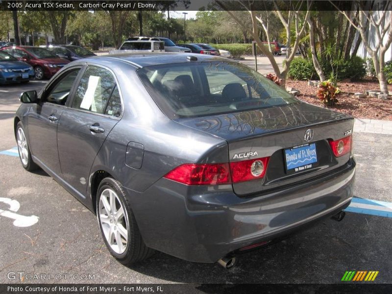 Carbon Gray Pearl / Ebony 2005 Acura TSX Sedan