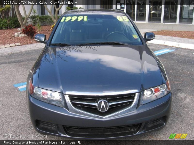 Carbon Gray Pearl / Ebony 2005 Acura TSX Sedan
