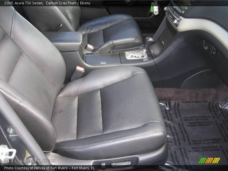 Carbon Gray Pearl / Ebony 2005 Acura TSX Sedan