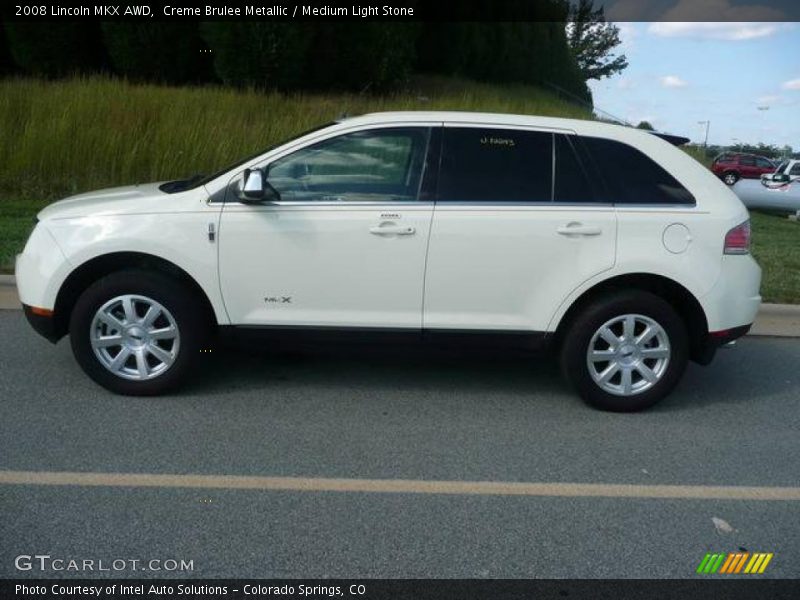 Creme Brulee Metallic / Medium Light Stone 2008 Lincoln MKX AWD