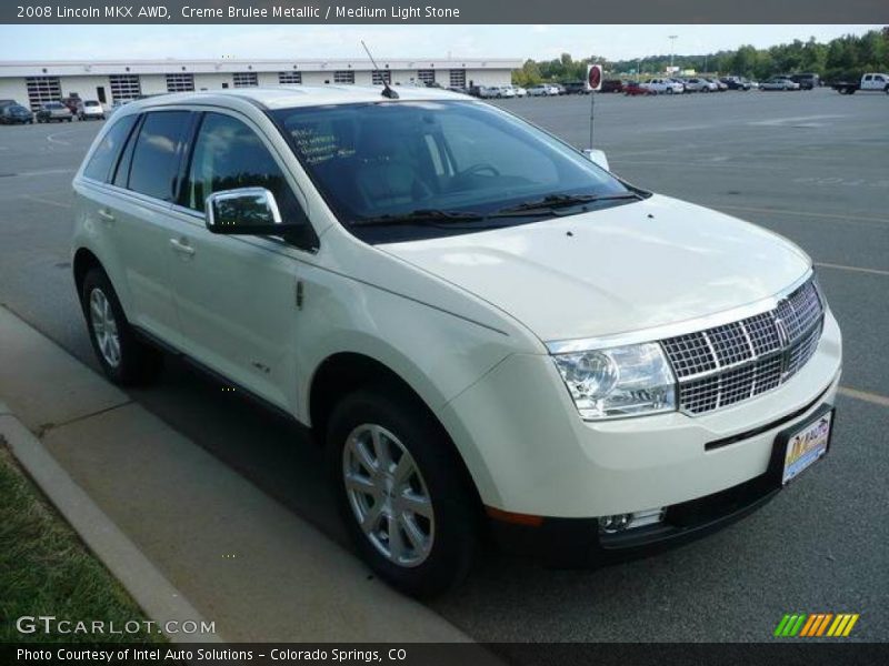 Creme Brulee Metallic / Medium Light Stone 2008 Lincoln MKX AWD