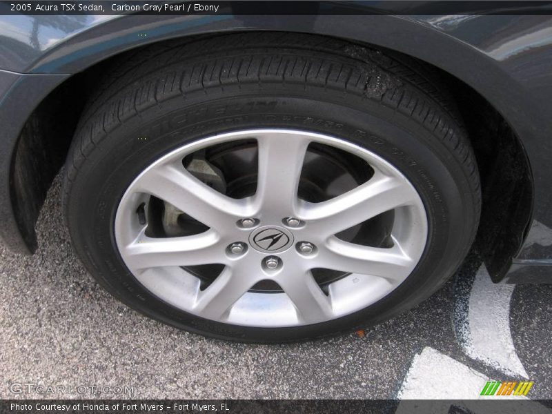 Carbon Gray Pearl / Ebony 2005 Acura TSX Sedan
