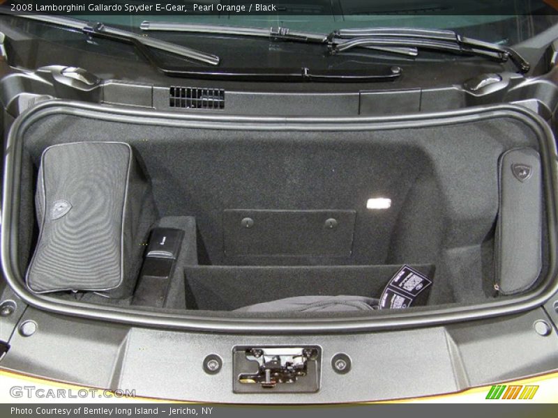 Pearl Orange / Black 2008 Lamborghini Gallardo Spyder E-Gear