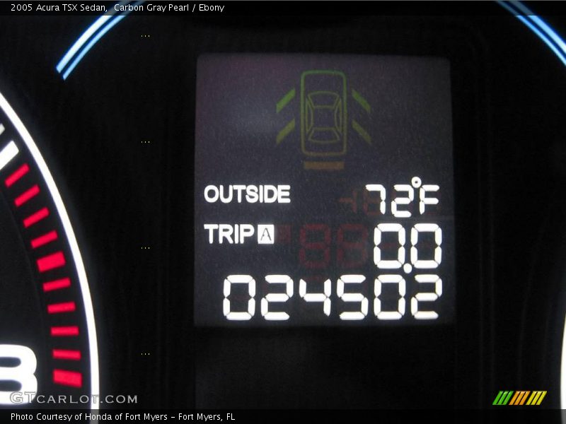 Carbon Gray Pearl / Ebony 2005 Acura TSX Sedan