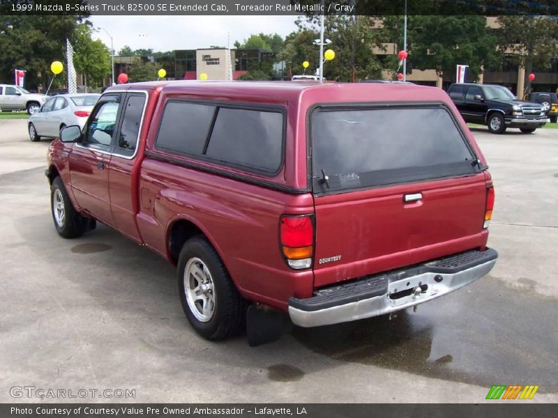 Toreador Red Metallic / Gray 1999 Mazda B-Series Truck B2500 SE Extended Cab