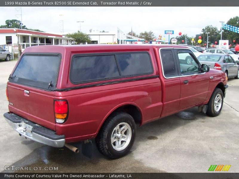 Toreador Red Metallic / Gray 1999 Mazda B-Series Truck B2500 SE Extended Cab