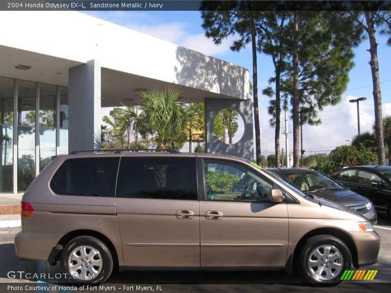 Sandstone Metallic / Ivory 2004 Honda Odyssey EX-L