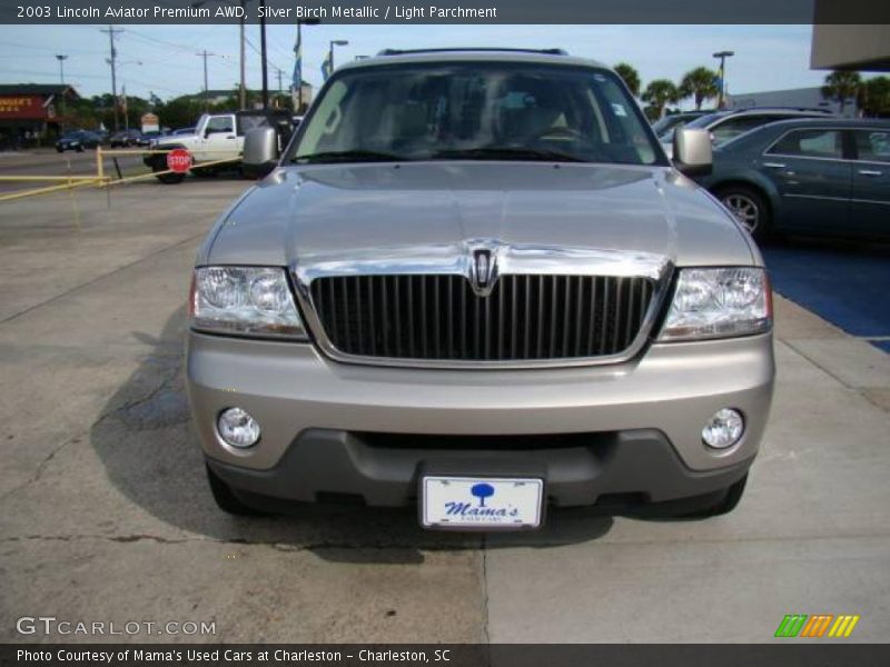 Silver Birch Metallic / Light Parchment 2003 Lincoln Aviator Premium AWD