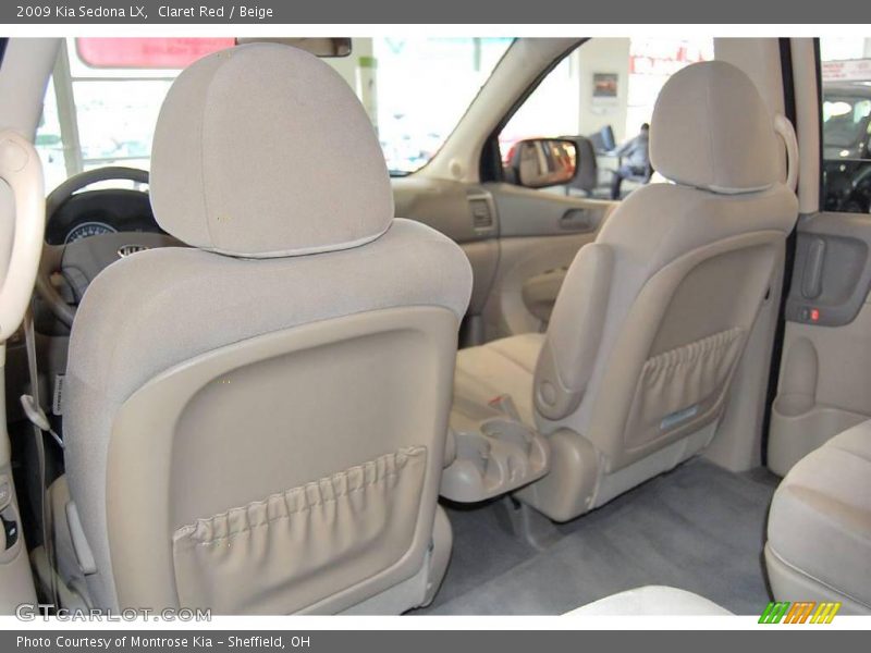 Claret Red / Beige 2009 Kia Sedona LX