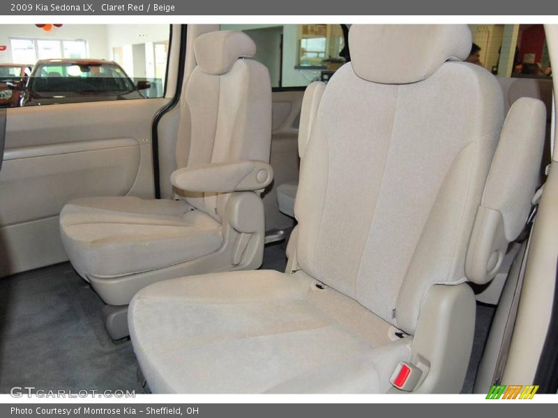Claret Red / Beige 2009 Kia Sedona LX