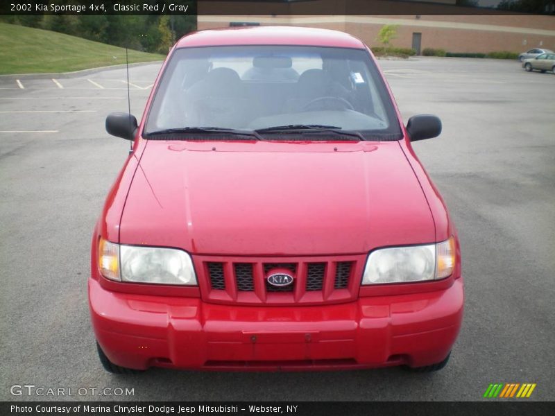 Classic Red / Gray 2002 Kia Sportage 4x4
