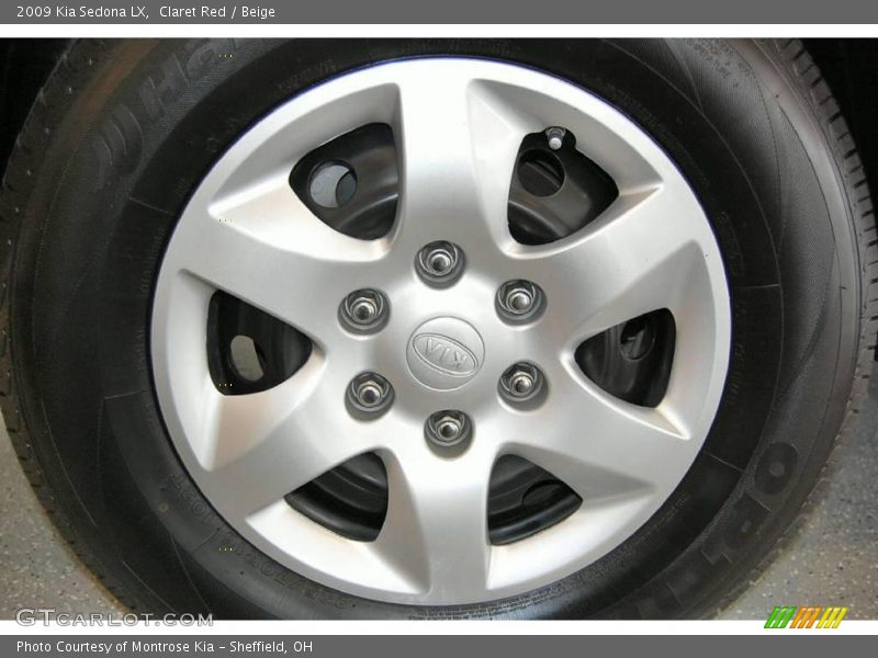 Claret Red / Beige 2009 Kia Sedona LX