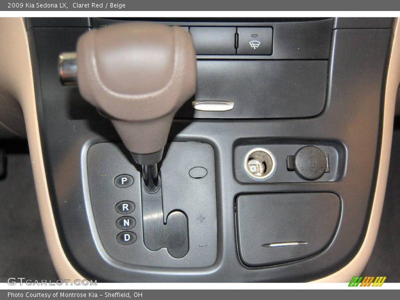 Claret Red / Beige 2009 Kia Sedona LX