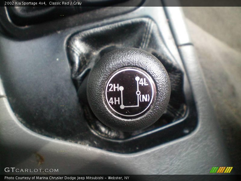 Classic Red / Gray 2002 Kia Sportage 4x4