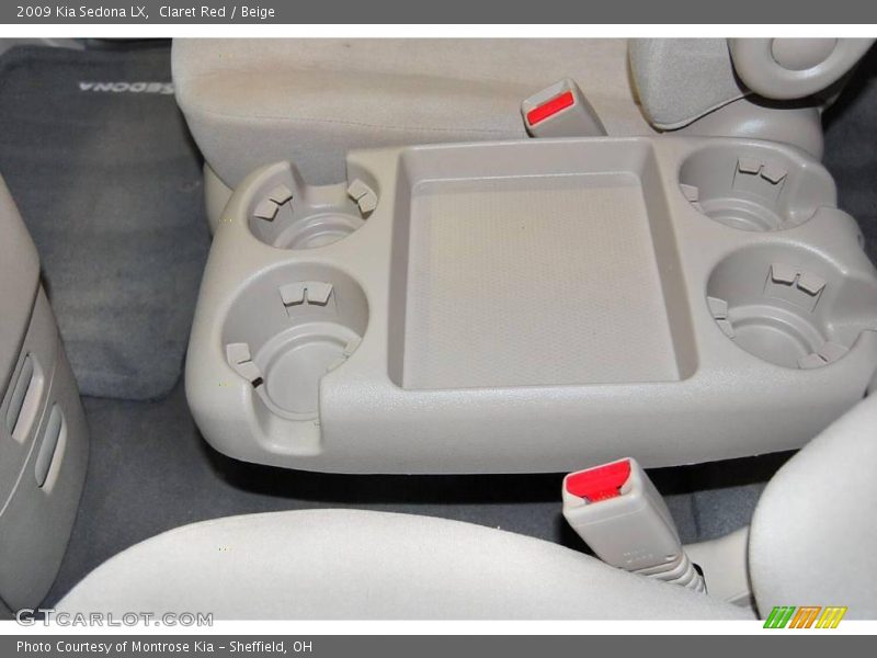 Claret Red / Beige 2009 Kia Sedona LX