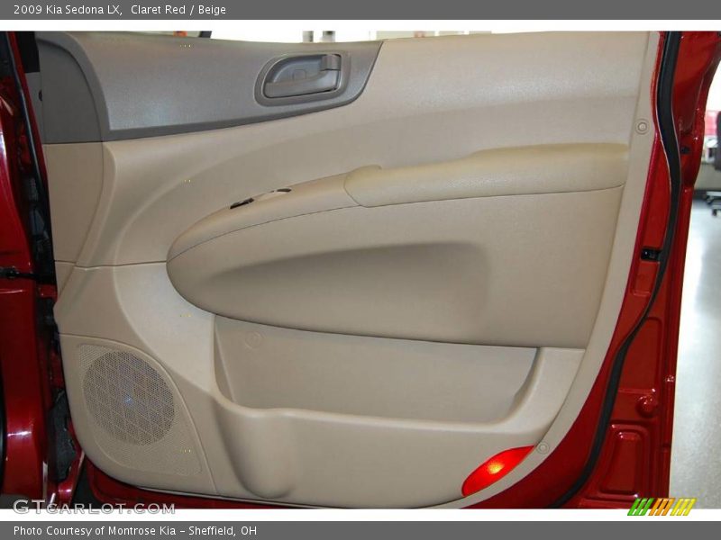Claret Red / Beige 2009 Kia Sedona LX