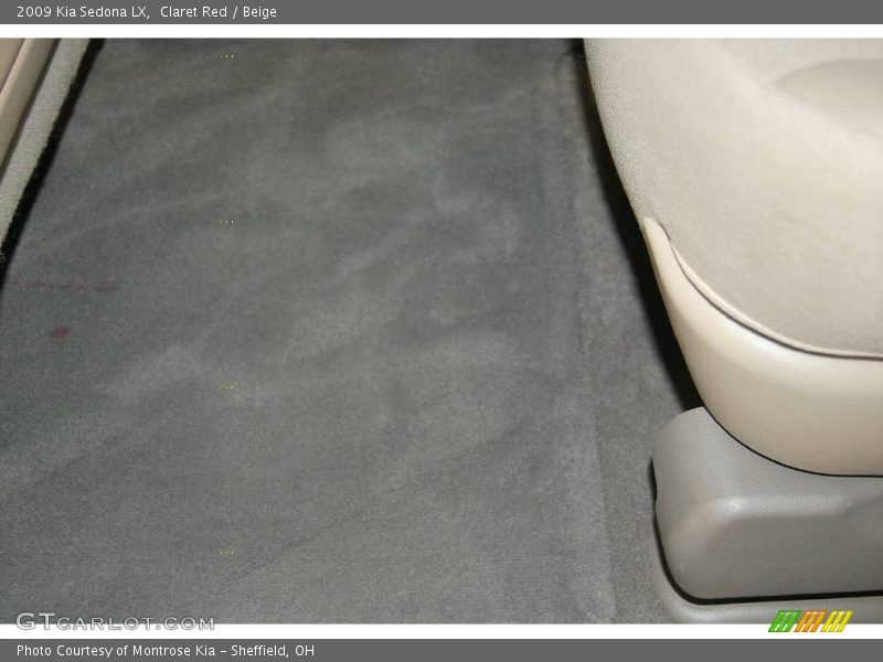 Claret Red / Beige 2009 Kia Sedona LX