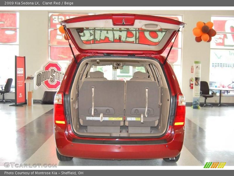 Claret Red / Beige 2009 Kia Sedona LX