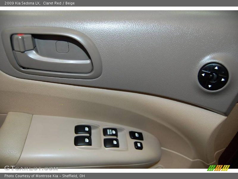 Claret Red / Beige 2009 Kia Sedona LX