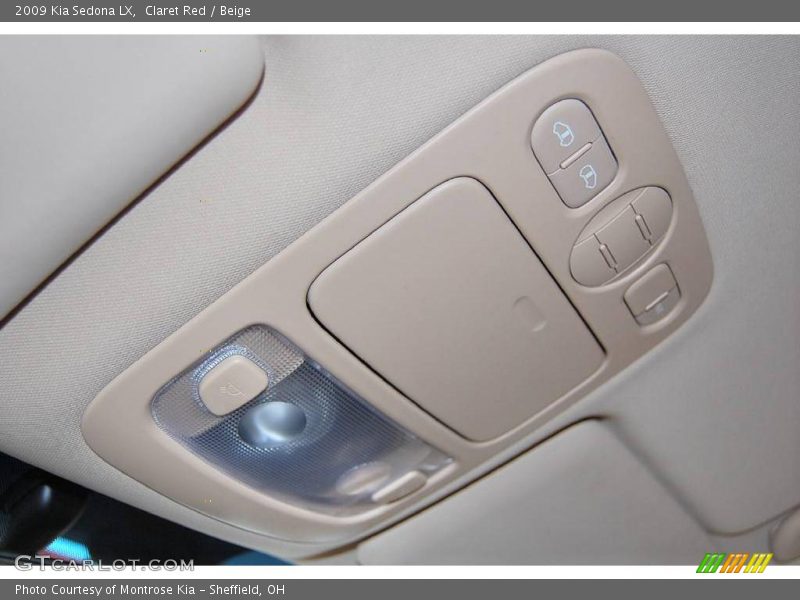 Claret Red / Beige 2009 Kia Sedona LX