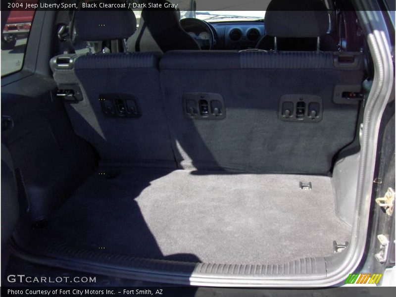 Black Clearcoat / Dark Slate Gray 2004 Jeep Liberty Sport